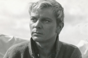 Kadr z filmu "Nóż w wodzie" Zygmunt Malanowicz