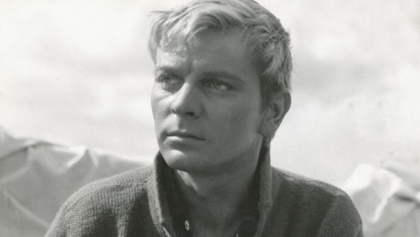 Kadr z filmu "Nóż w wodzie" Zygmunt Malanowicz
