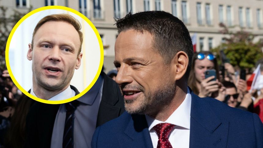 Kandydat KO na prezydenta Rafała Trzaskowski. Szef gabinetu Andrzeja Dudy Marcin Mastalerek