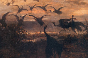 "Odlot żurawi" Józef Chełmoński