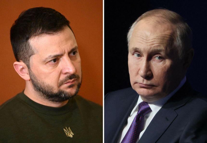 Zełenski i Putin