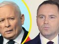 Prezes PiS Jarosław Kaczyński. Karol Nawrocki