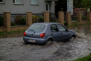 Przemyśl, fala opadów przeszła przez Polskę