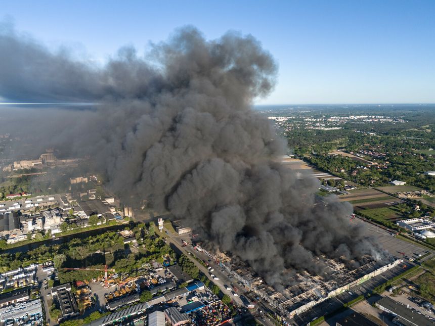 Pożar hali Marywilska, Warszawa, 12 maja 2024 r.