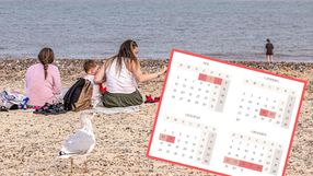 plaża, kalendarz