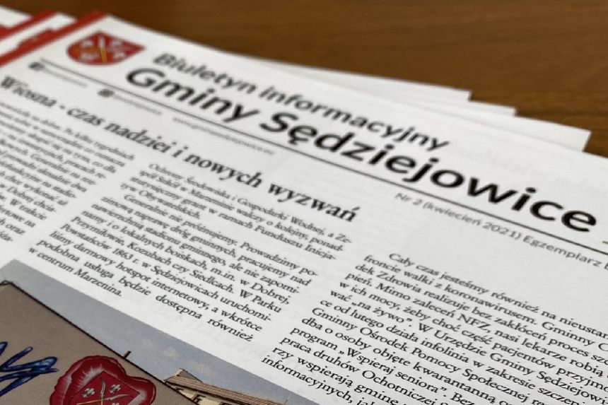 Gmina Sędziejowice, biuletyn