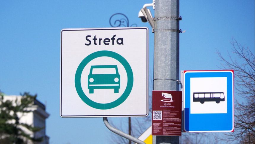 znak strefa czystego transportu