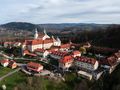 Kalwaria Zebrzydowska, Widok lotniczy na Sanktuarium Pasyjno-Maryjne
