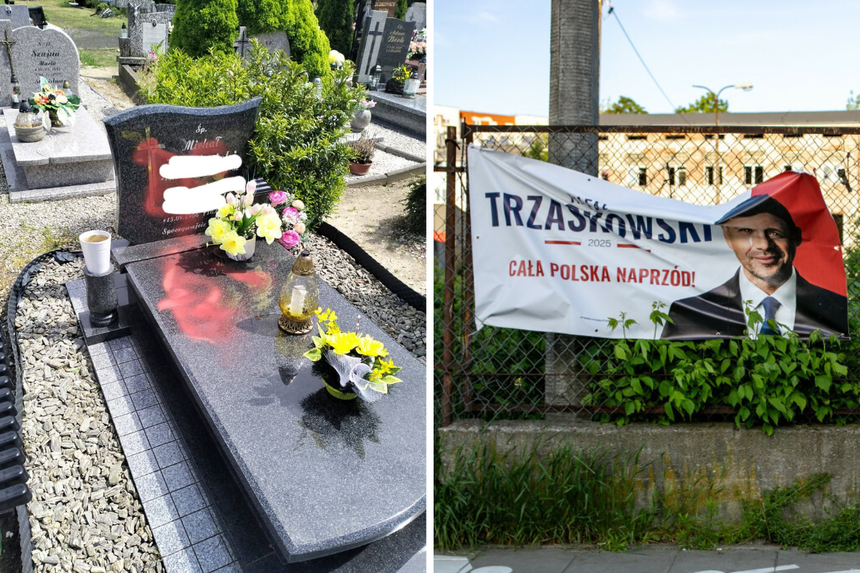 Banery Trzaskowskiego