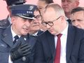 Dyrektor generalny Służby Więziennej Andrzej Pecka i minister sprawiedliwości Adam Bodnar w Warszawie, 28 czerwca 2025 r.