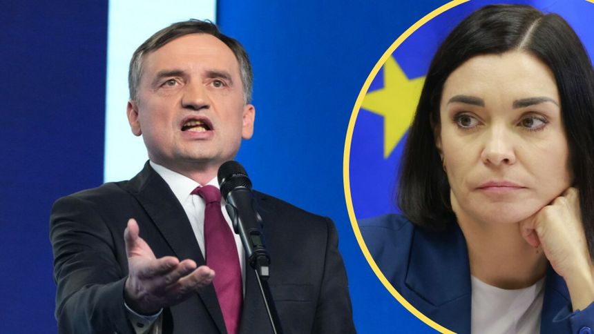 Zbigniew Ziobro i Magdalena Sroka 