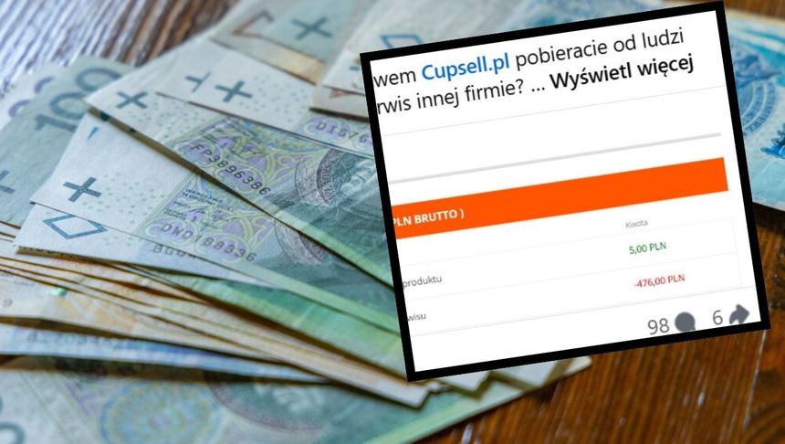 pieniądze na stole