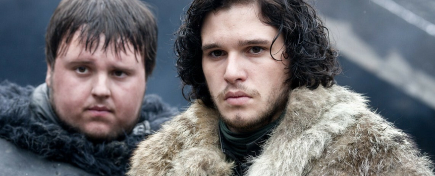 John Bradley, Kit Harington in Game of Thrones