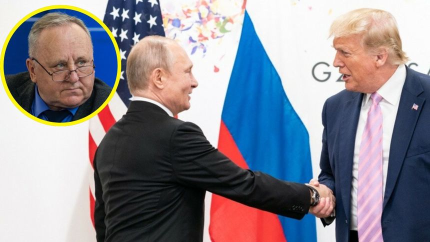 Prezydent USA Donald Trump i prezydent Rosji Władimir Putin w Osace, 28 czerwca 2019 r. Generał Bogusław Pacek