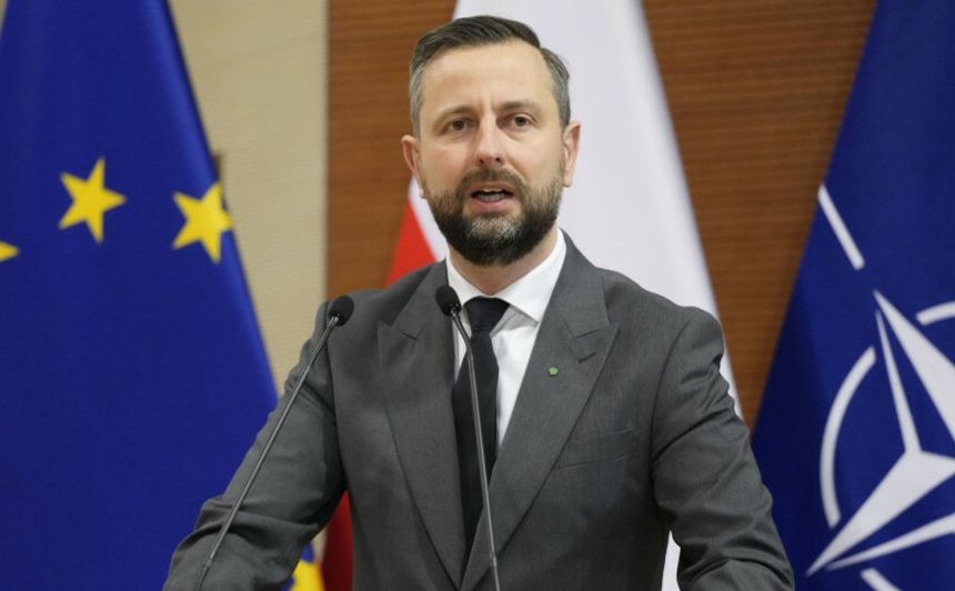 Minister obrony narodowej Władysław Kosiniak-Kamysz w Warszawie, 6 lutego 2025 r.