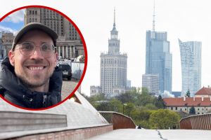 Ole Lehmann/Warszawa - Pałac Kultury w tle