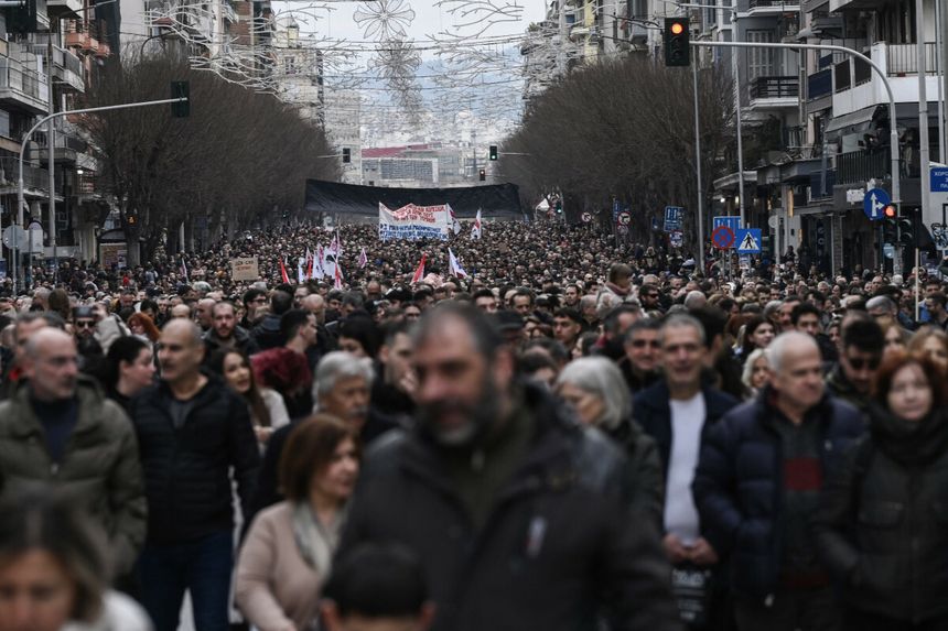 Olbrzymie protesty w Grecji