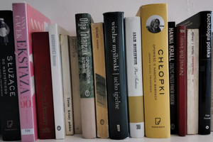 Polskie książki na półce