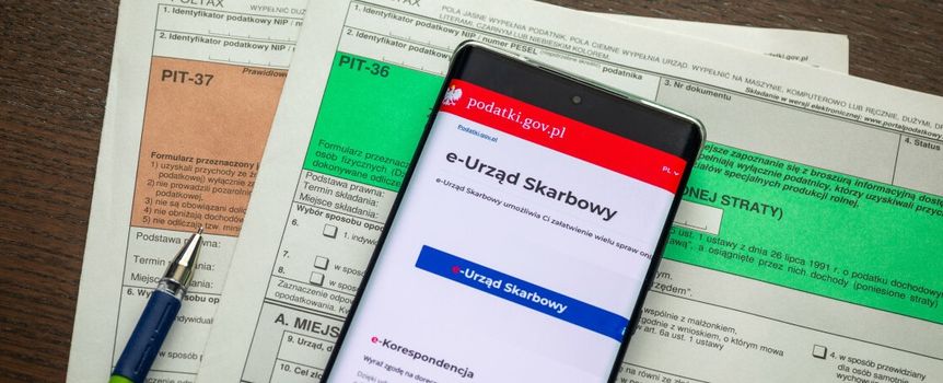 Aplikacja mobilna Urzędu Skarbowego 