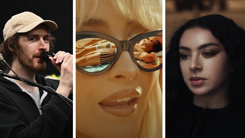 Kadr z teledysku "Too Sweet" Hoizer, kadr z teledysku "Espresso" Sabrina Carptender, kadr z teledysku "360" Charli XCX