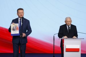 Mariusz Błaszczak i Jarosław Kaczyński