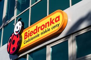 Logo sklepu Biedronka 