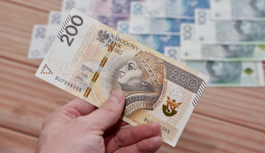 Pieniądze na stole