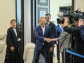 Donald Tusk i Jakub Jaworowski
