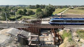 Budowa stacji w Oławie