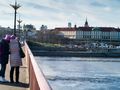 Zamek Królewski w Warszawie, kobiety robią zdjęcie
