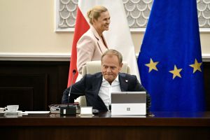 Donald Tusk i Barbara Nowacka