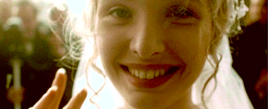 Julie Delpy w filmie "Trzy kolory. Biały"