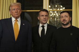 Trump, Macron, Zełenski