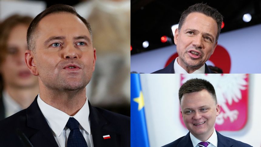 Karol Nawrocki, Rafał Trzaskowski, Szymon Hołownia