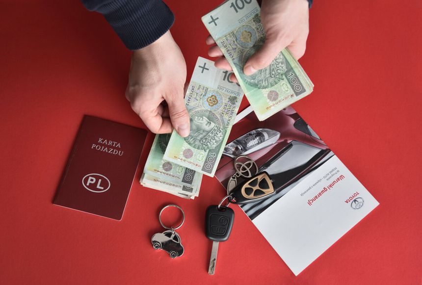 pieniądze, auto