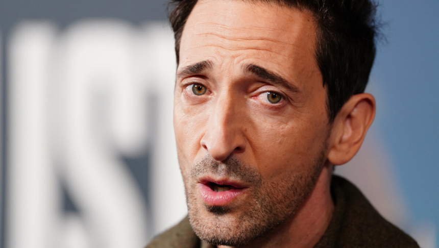 Adrien Brody portret zbliżenie