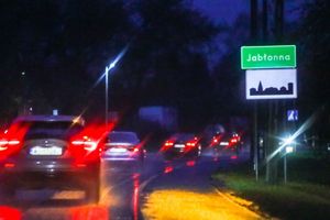 wjazd do Jabłonnej pod Warszawą