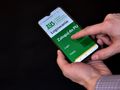 ekran logowania do ZUS na smartfonie