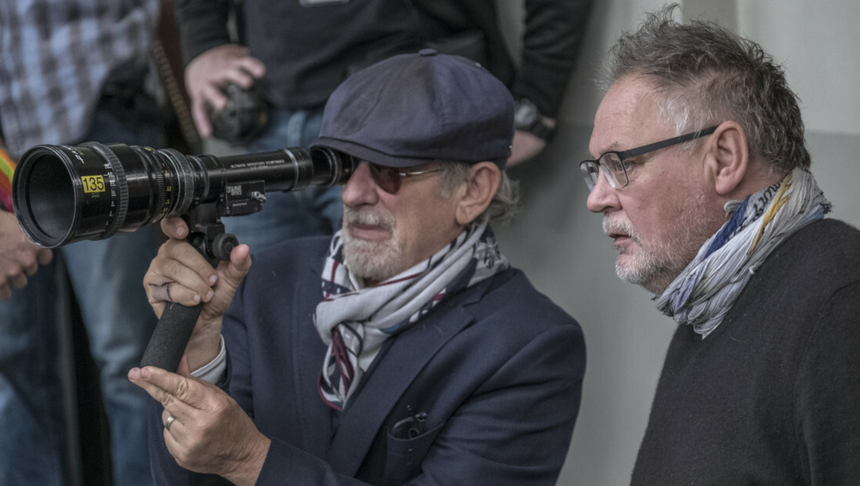 Steven Spielberg i Janusz Kamiński 