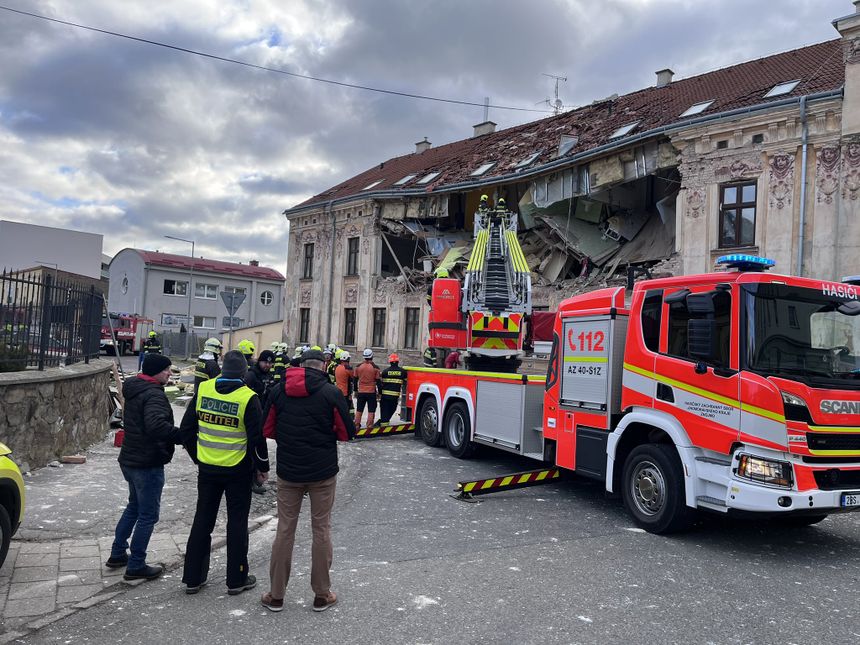 Wybuch w Znojmo
