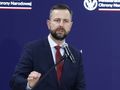 Minister obrony narodowej Władysław Kosiniak-Kamysz w Warszawie, 17 lutego 2025 r.
