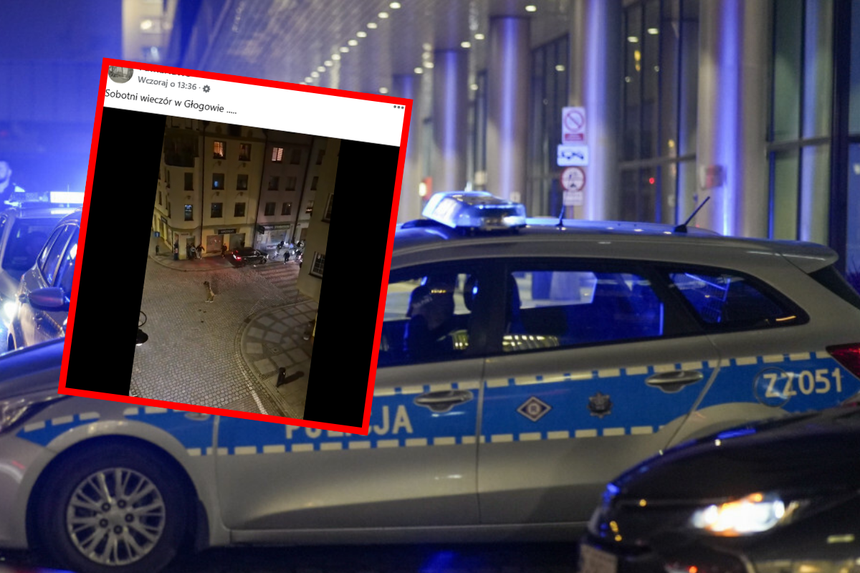 Szokujące nagranie z Głogowa