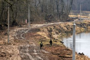 Zapora elektroniczna na granicy polsko-białoruskiej