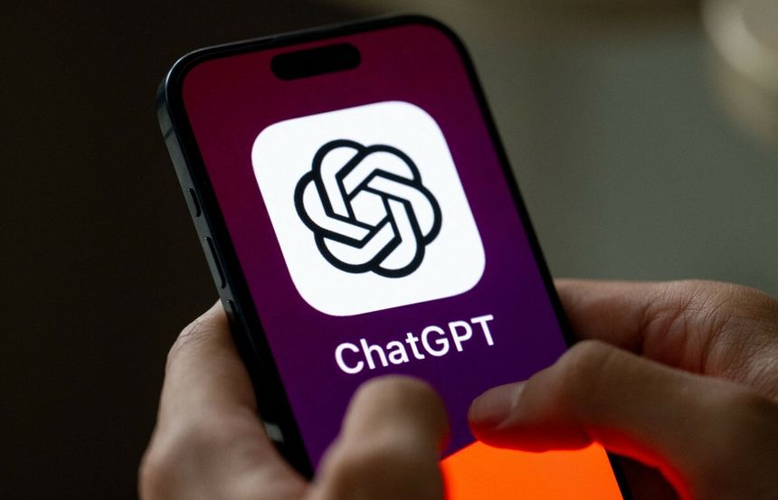 ChatGPT na smartfonie