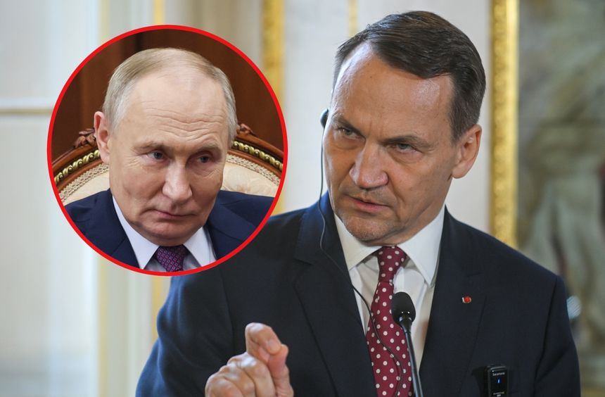 Putin Sikorski