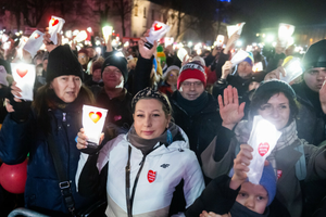 Światełko do nieba na WOŚP w Poznaniu