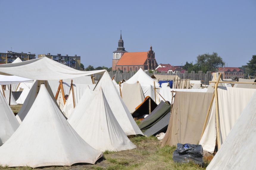 Wioska Wikingów na wyspie Wolin