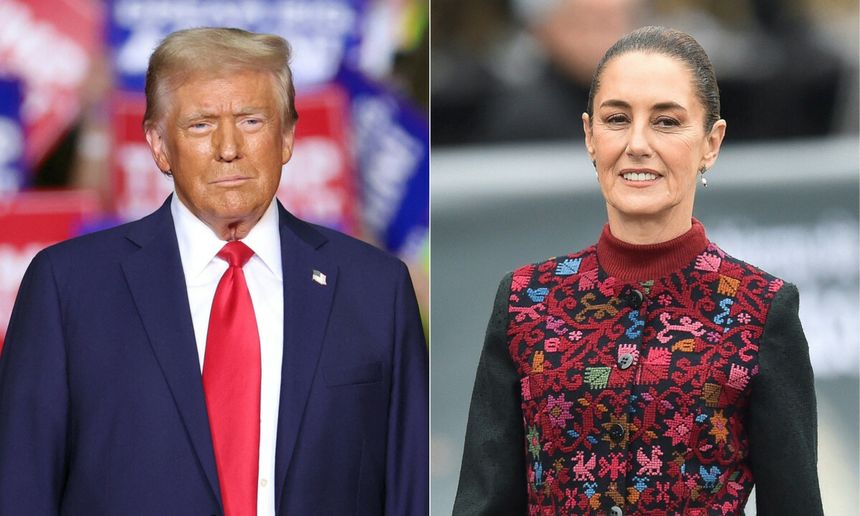 Claudia Sheinbaum i Donald Trump