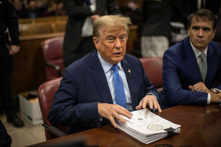 Donald Trump przed sądem