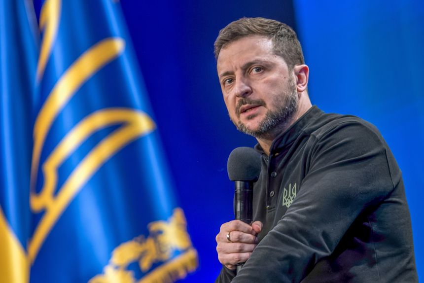 Wołodymyr Zełenski dumny z rodaków